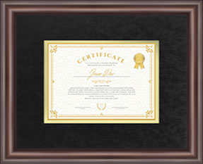 Diploma/Certificates- Suede Series